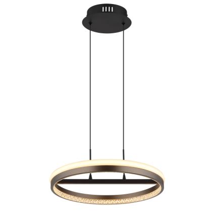 Globo - LED Пендел LED/40W/230V 3000/4000/6000K Ø 39,7 см кафяв