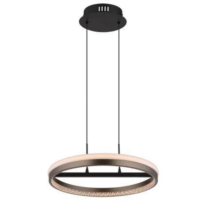 Globo - LED Пендел LED/40W/230V 3000/4000/6000K Ø 39,7 см кафяв