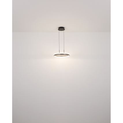 Globo - LED Пендел LED/40W/230V 3000/4000/6000K Ø 39,7 см кафяв