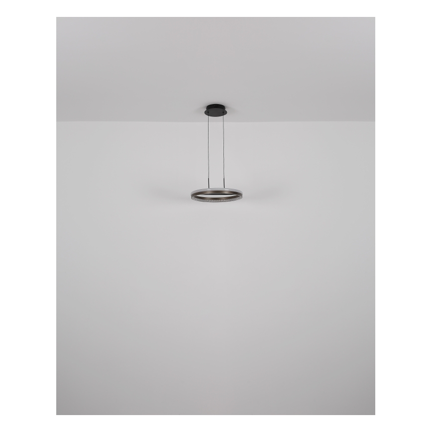 Globo - LED Пендел LED/40W/230V 3000/4000/6000K Ø 39,7 см кафяв