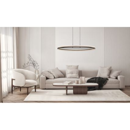 Globo - LED Пендел LED/60W/230V 3000/4000/6000K кафяв