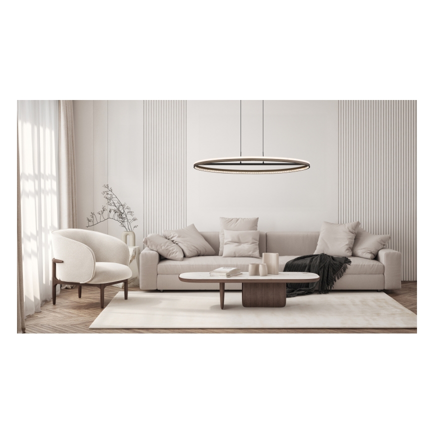 Globo - LED Пендел LED/60W/230V 3000/4000/6000K кафяв
