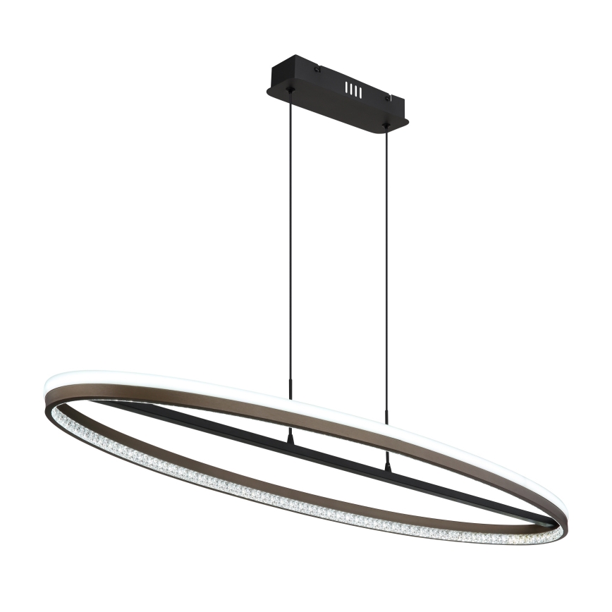 Globo - LED Пендел LED/60W/230V 3000/4000/6000K кафяв