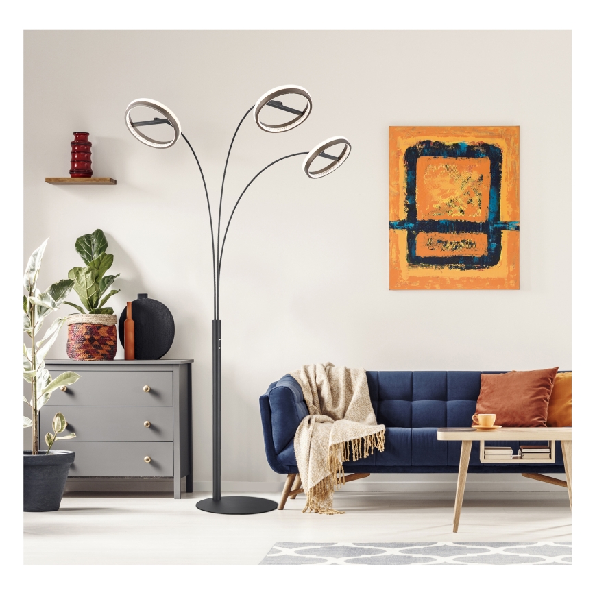 Globo - димируема подова LED лампа с докосване LED/48W/230V 3000/4000/6000K