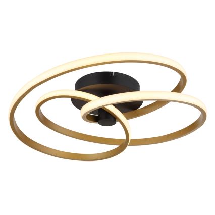 Globo - LED Полилей за повърхностен монтаж LED/40W/230V 3000K златист/черен