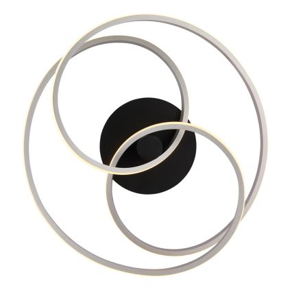 Globo - LED Полилей за повърхностен монтаж LED/40W/230V 3000K матов хром/черен