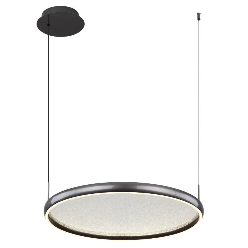 Globo - LED Димируем пендел LED/36W/230V 2700-6000K черен + дистанционно управление