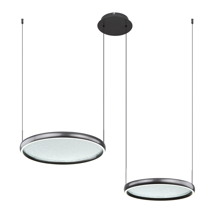 Globo - LED Димируем пендел LED/50W/230V 2700-6000K черен + дистанционно управление