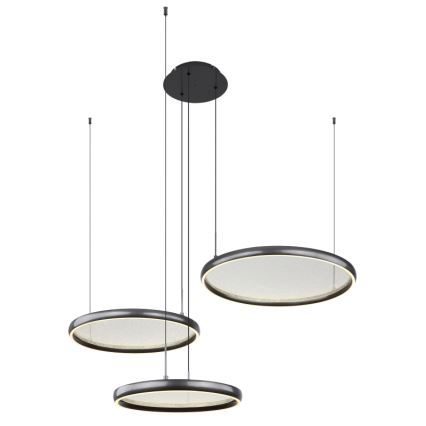 Globo - LED Димируем пендел LED/55W/230V 2700-6000K черен + дистанционно управление