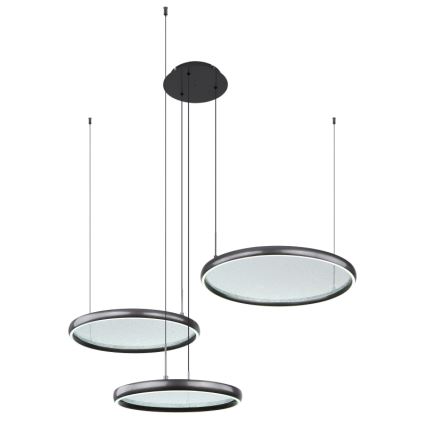 Globo - LED Димируем пендел LED/55W/230V 2700-6000K черен + дистанционно управление