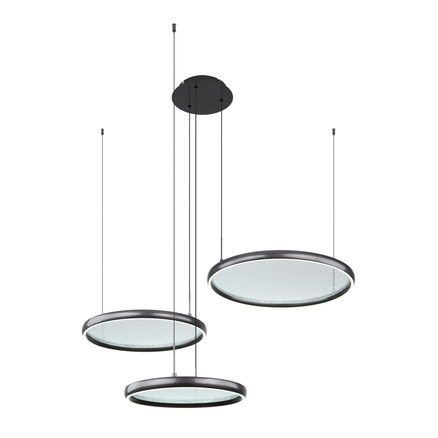 Globo - LED Димируем пендел LED/55W/230V 2700-6000K черен + дистанционно управление