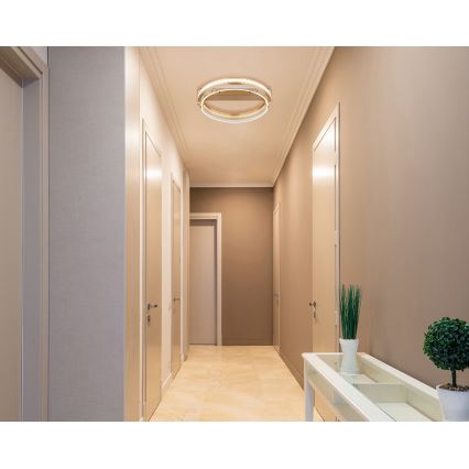 Globo - LED Димируем кристален плафон LED/36W/230V 2700K-6000K + дистанционно управление