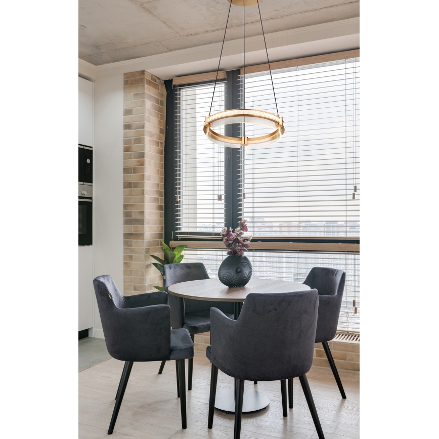 Globo - LED регулируема кристална полилей на кабел LED/36W/230V 2700K-6000K + дистанционно управление