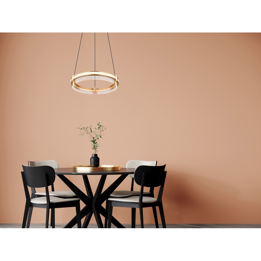 Globo - LED регулируема кристална полилей на кабел LED/36W/230V 2700K-6000K + дистанционно управление