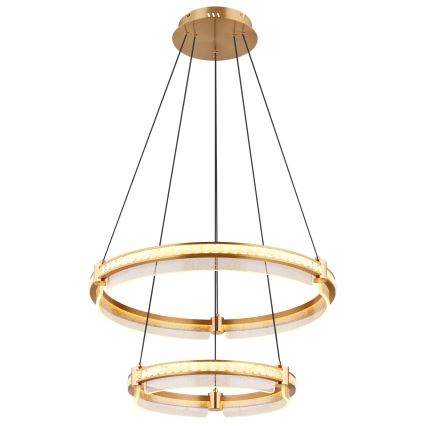 Globo - LED Димируем кристален полилей на връв LED/78W/230V 2700K-6000K + дистанционно управление