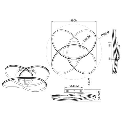 Globo - LED Лампа LED/30W/230V