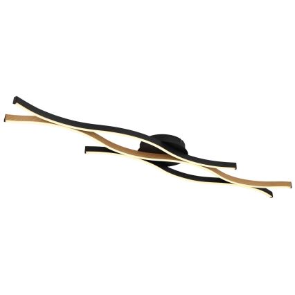 Globo - LED Полилей за повърхностен монтаж LED/35W/230V черен/кафяв