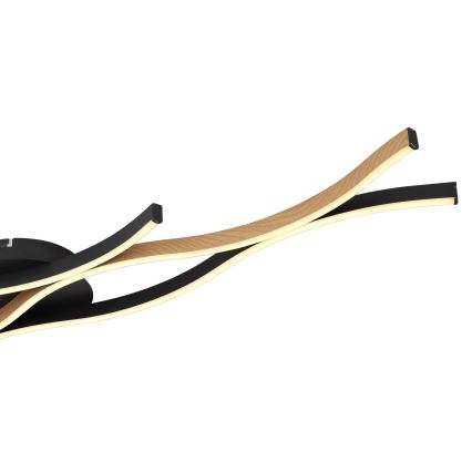 Globo - LED Полилей за повърхностен монтаж LED/35W/230V черен/кафяв