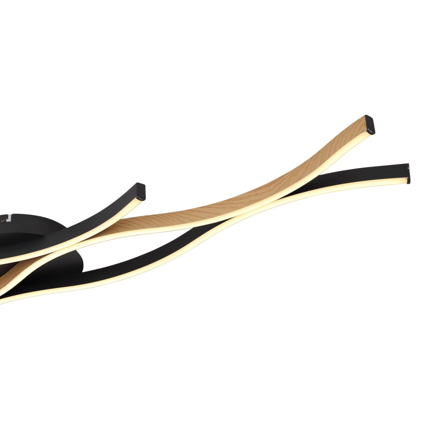 Globo - LED Полилей за повърхностен монтаж LED/35W/230V черен/кафяв