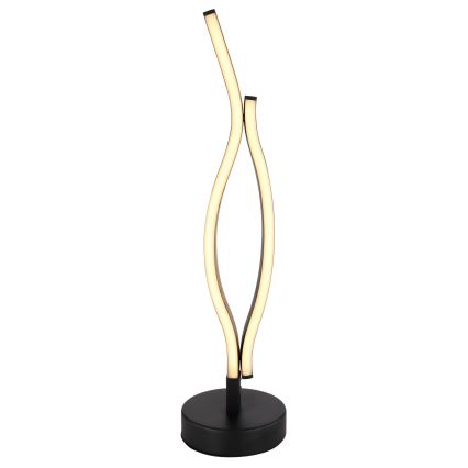 Globo - LED Настолна лампа LED/12W/230V черен/кафяв