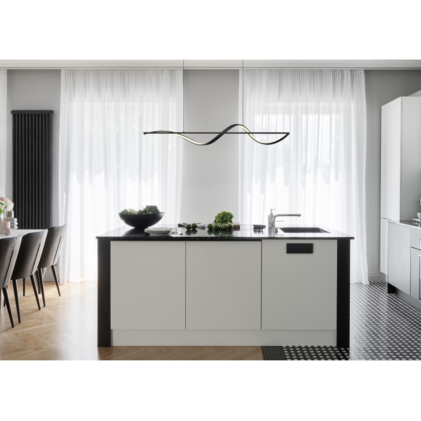 Globo - LED Пендел LED/24W/230V 3000K черен