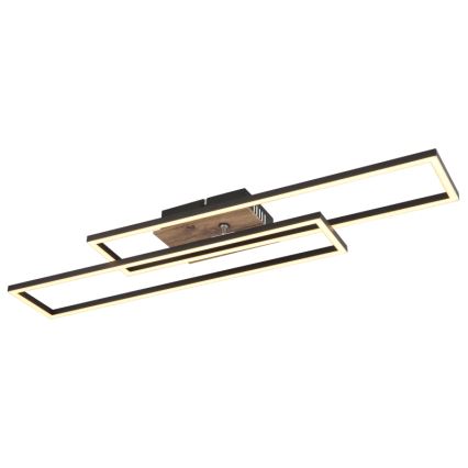 Globo - LED Плафониера LED/30W/230V 3000K 60x80 см черен