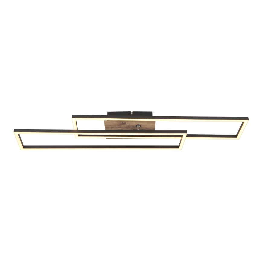 Globo - LED Плафониера LED/30W/230V 3000K 60x80 см черен