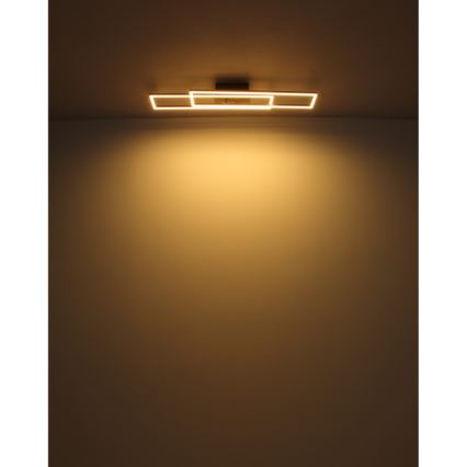 Globo - LED Плафониера LED/30W/230V 3000K 60x80 см черен