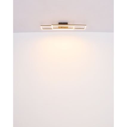 Globo - LED Плафониера LED/30W/230V 3000K 60x80 см черен
