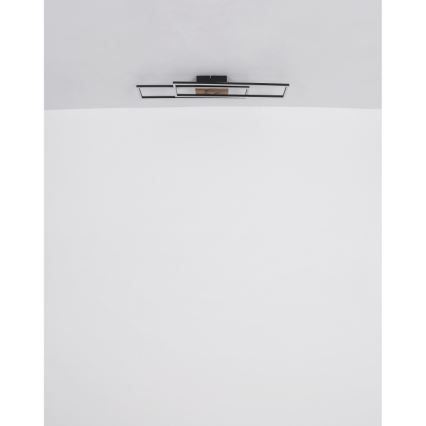 Globo - LED Плафониера LED/30W/230V 3000K 60x80 см черен