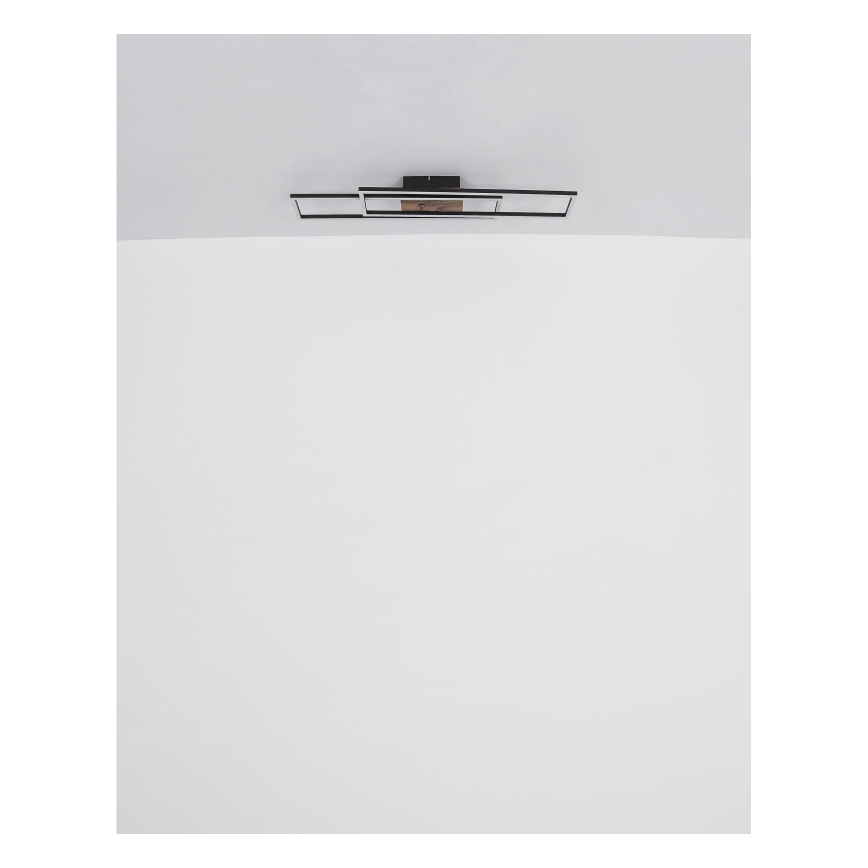 Globo - LED Плафониера LED/30W/230V 3000K 60x80 см черен