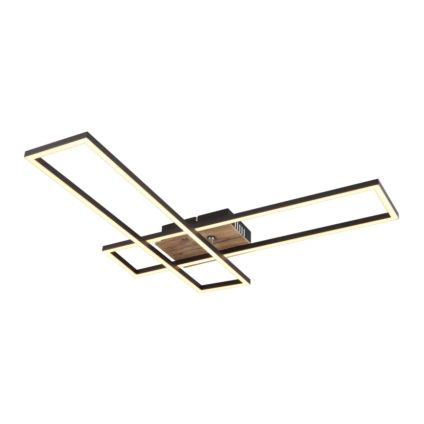 Globo - LED Плафониера LED/30W/230V 3000K 60x80 см черен