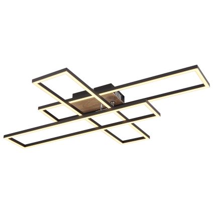 Globo - LED Плафониера LED/40W/230V 3000K 60x80 см черен