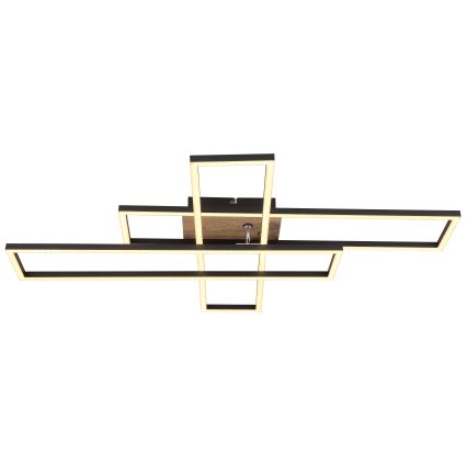 Globo - LED Плафониера LED/40W/230V 3000K 60x80 см черен