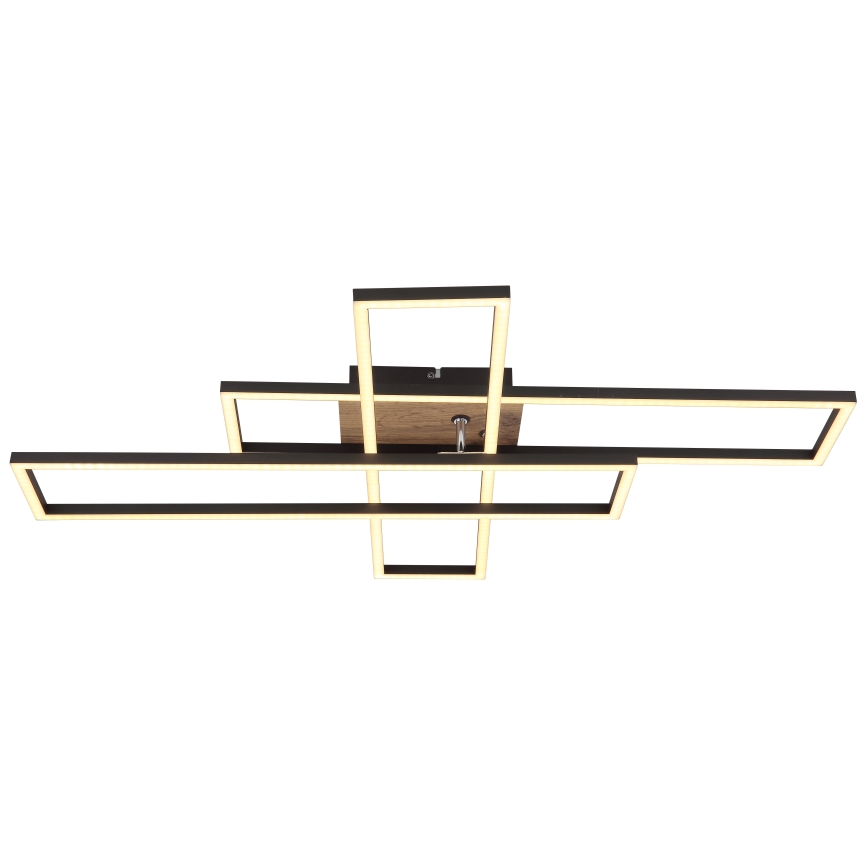 Globo - LED Плафониера LED/40W/230V 3000K 60x80 см черен