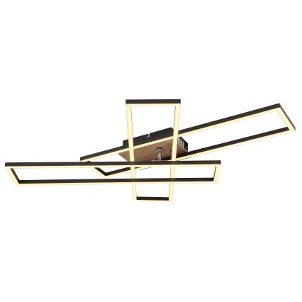 Globo - LED Плафониера LED/40W/230V 3000K 60x80 см черен