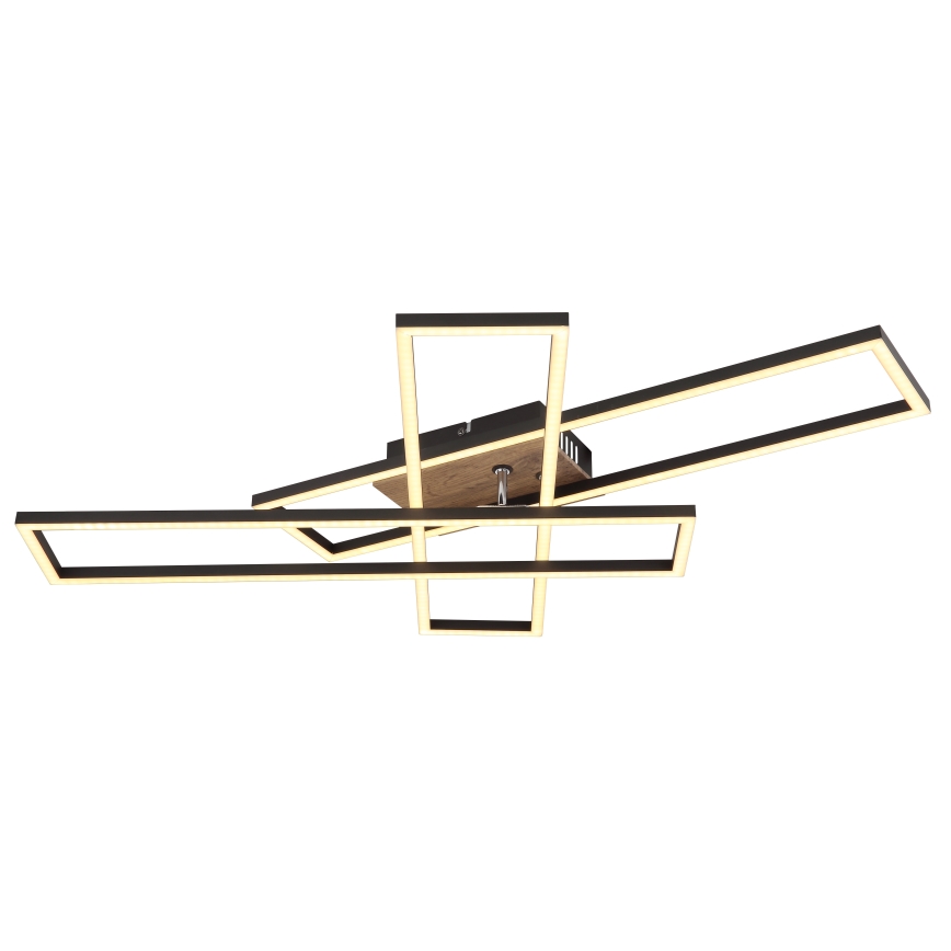 Globo - LED Плафониера LED/40W/230V 3000K 60x80 см черен