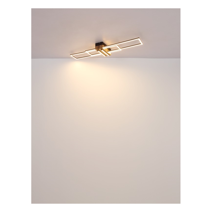 Globo - LED Плафониера LED/40W/230V 3000K 25x100 см черен