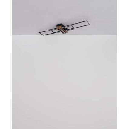 Globo - LED Плафониера LED/40W/230V 3000K 25x100 см черен