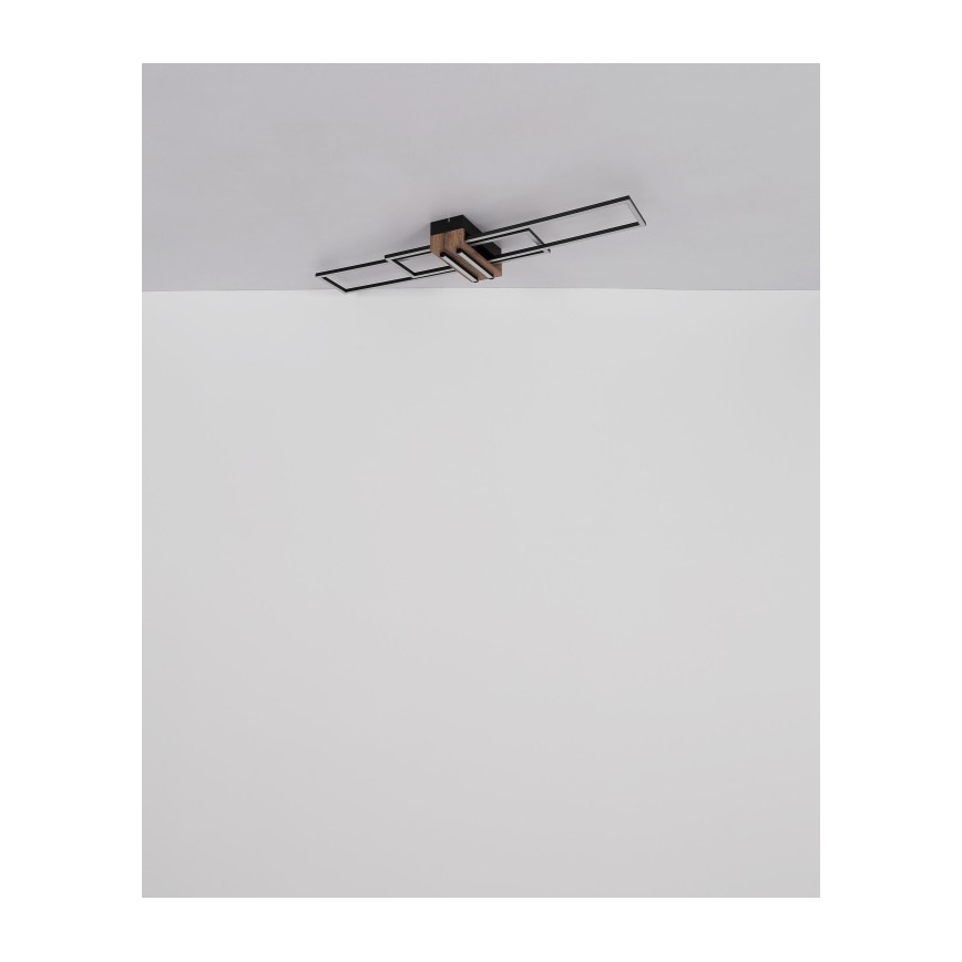 Globo - LED Плафониера LED/40W/230V 3000K 25x100 см черен