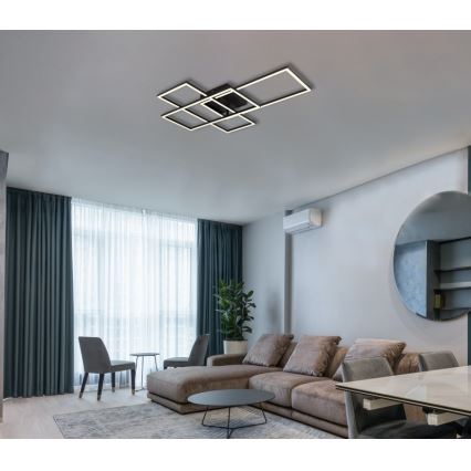 Globo - LED Димируем плафон LED/40W/230V 2700-6500K 51x74 см Wi-Fi Tuya + дистанционно управление