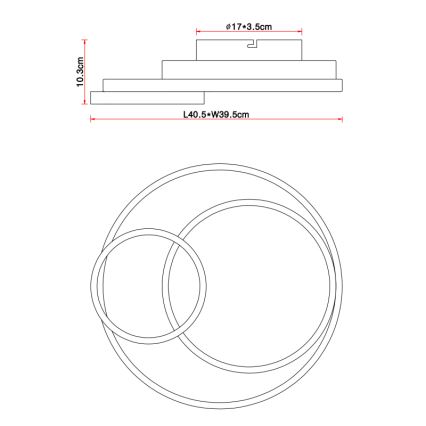 Globo - LED Лампа LED/36W/230V