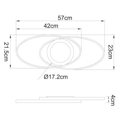 Globo - LED Лампа LED/24W/230V