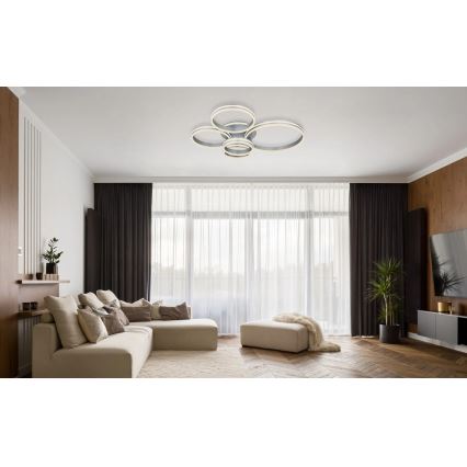 Globo - димируемо LED таванно осветително тяло LED/120W/230V 2700-6000K 90x114 cm + дистанционно управление
