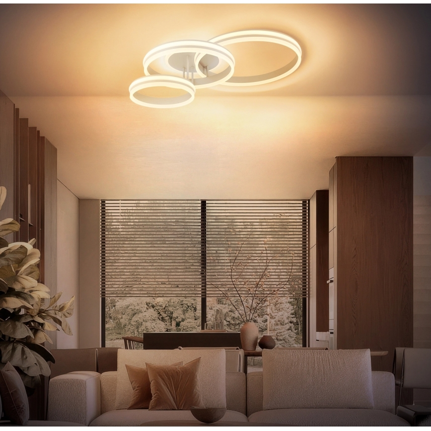 Globo - LED Димируемо таванно осветително тяло LED/72W/230V 3000K 79,5x50 cm