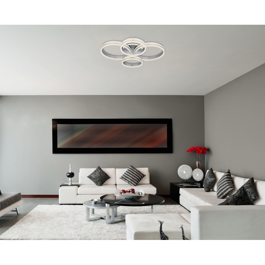 Globo - LED регулируемо таванно осветително тяло LED/90W/230V 2700-6000K 68x85 см + дистанционно управление