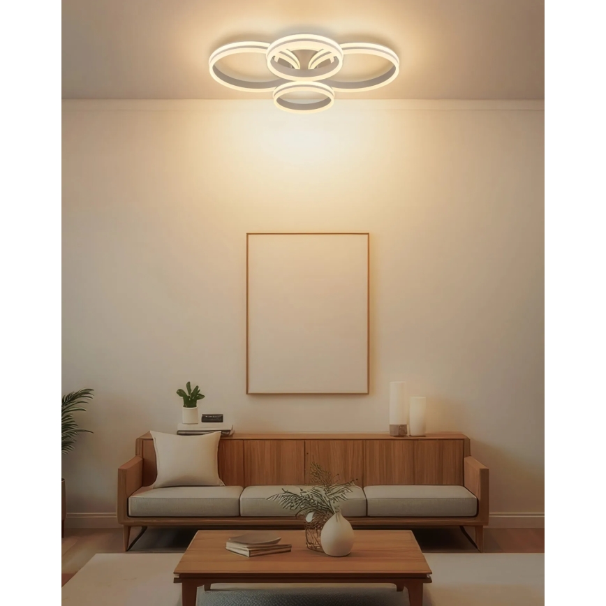 Globo - Димируемо LED таванно осветително тяло LED/92W/230V 3000K 68x84,5 cm