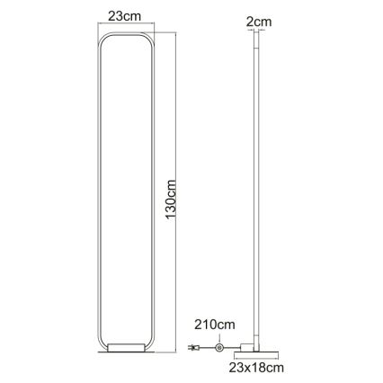 Globo - LED Лампион LED/24W/230V