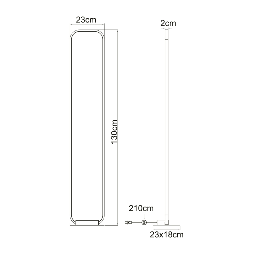 Globo - LED Лампион LED/24W/230V