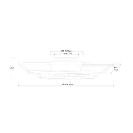 Globo - LED Плафониера LED/18W/230V